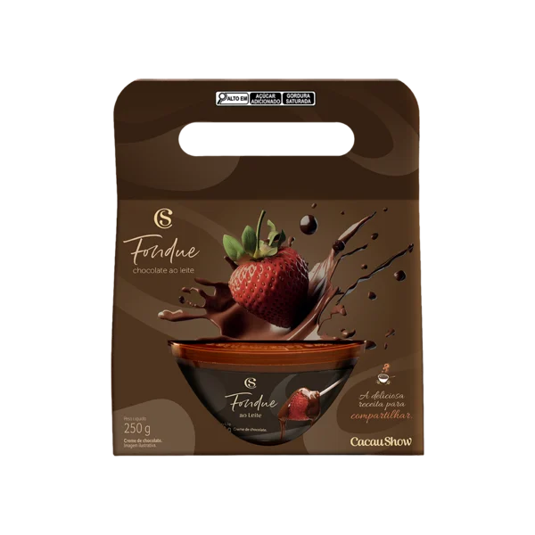 Fondue de Chocolate ao Leite Cacau Show 250g