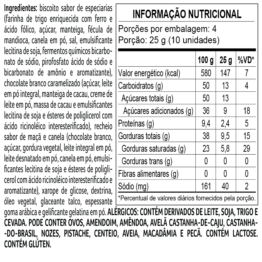 Drageado Bytes Alemanha Strudel de Ma&ccedil;&atilde; 100g, , large. image number 2