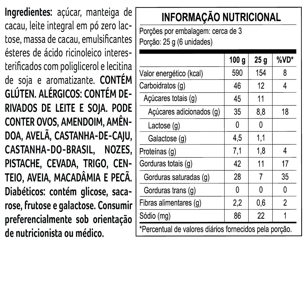 Tablete Miau Bless Zero Lactose ao Leite 70g, , large. image number 3
