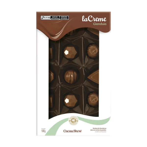 Caixa de Bombons laCreme Mini Show Gianduia 108g