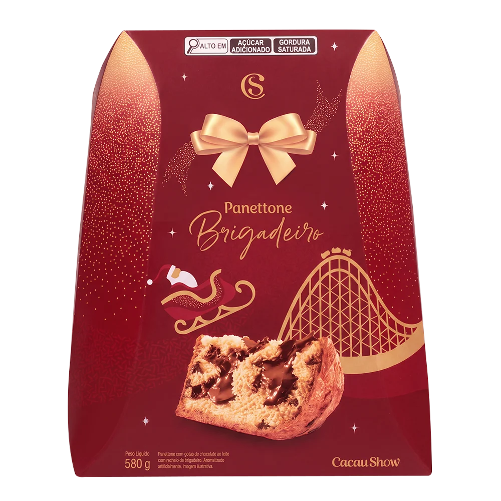 Panetone com Recheio de Brigadeiro 580g, , large. image number 0