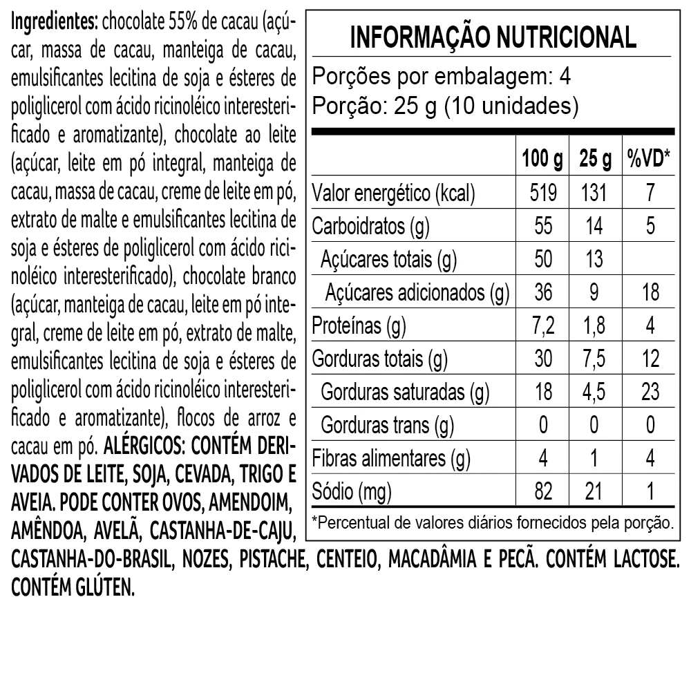 Drageado Bytes B&eacute;lgica 3 Chocolates 100g&nbsp; &nbsp;, , large. image number 2