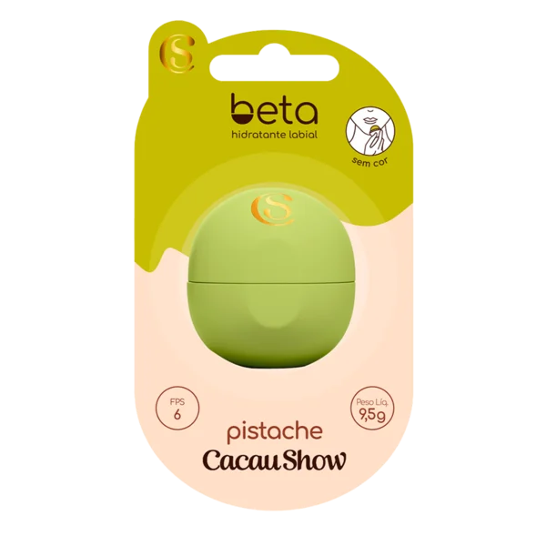 Hidratante Labial Beta Sabor Pistache 9,5g