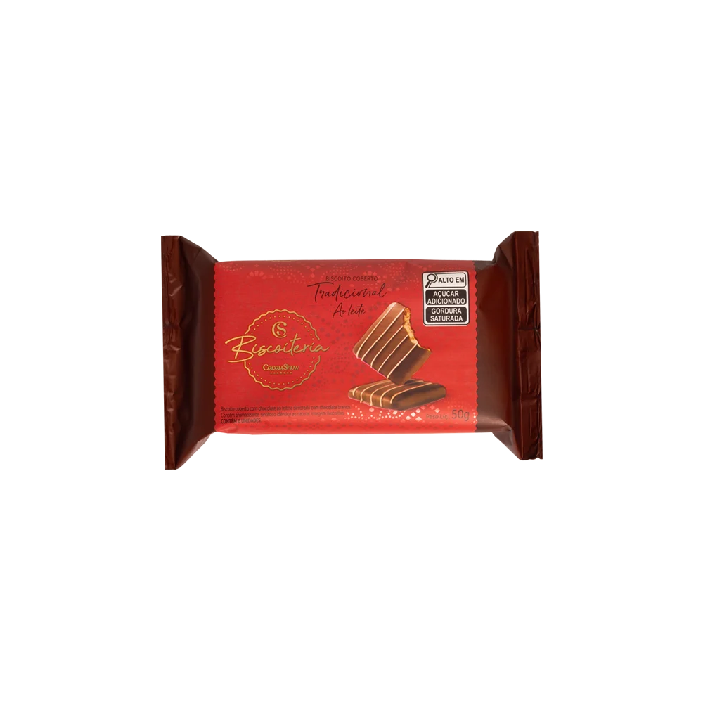Biscoito Tradicional ao Leite 50g, , large. image number 0