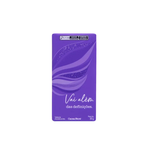 Tablete de Chocolate ao Leite Mulheres 30g