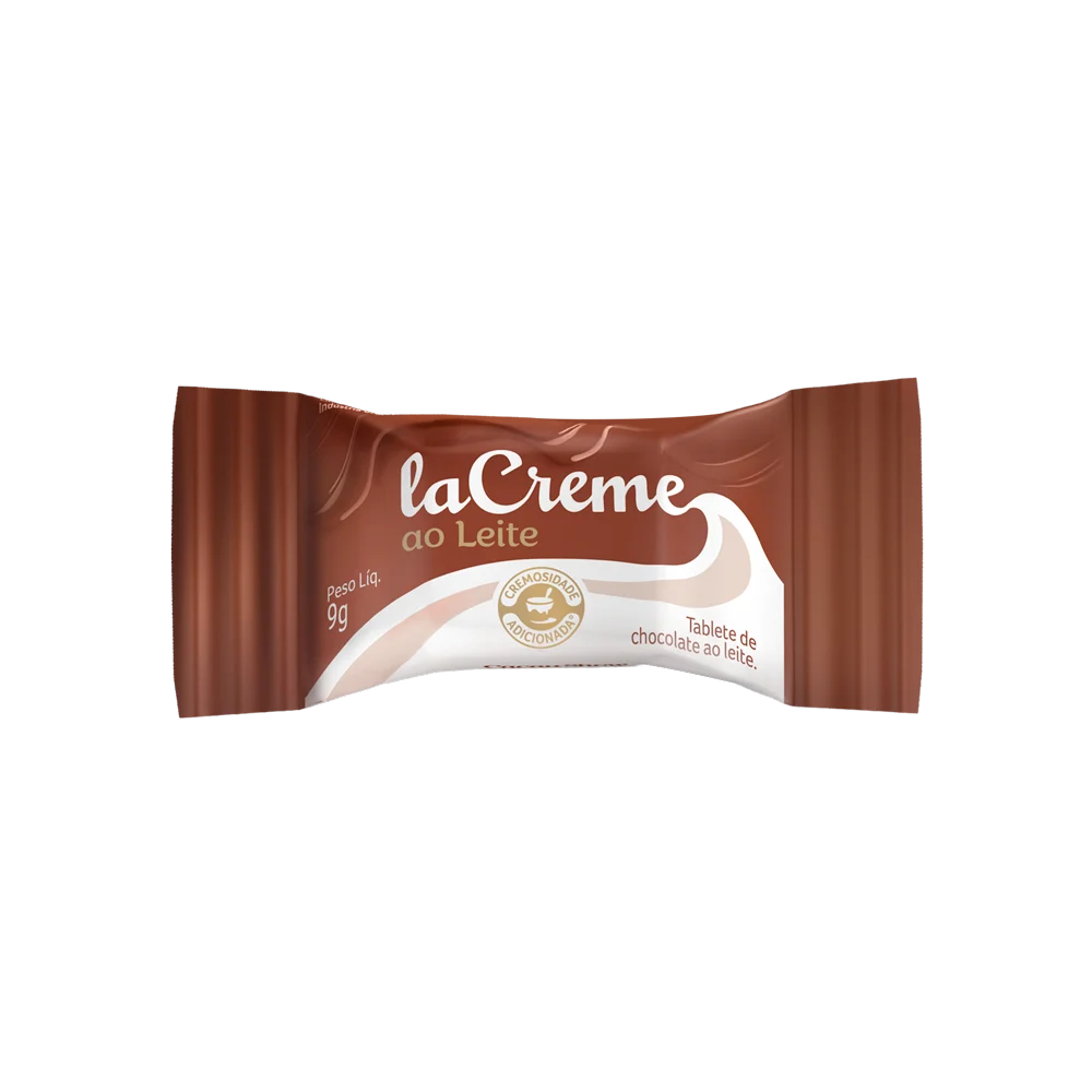 Tablete laCreme ao Leite 9g, , large. image number 0