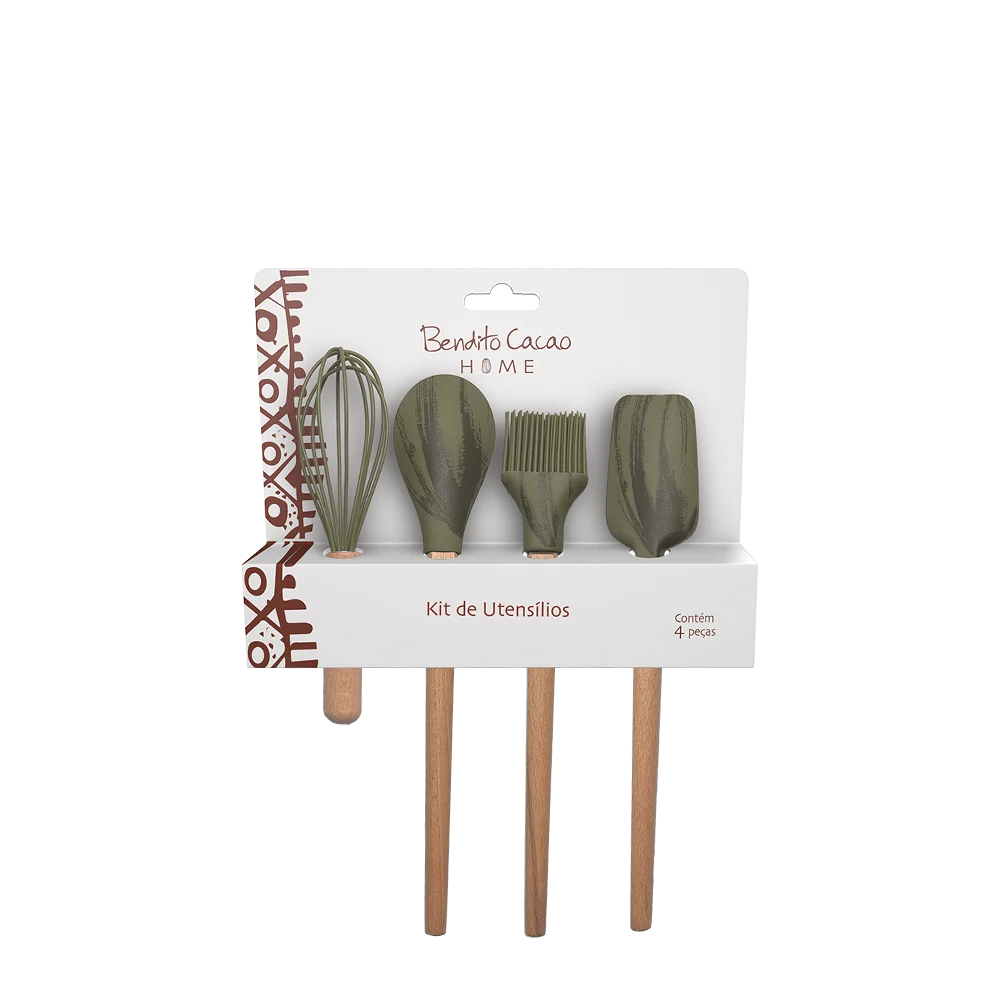 Kit Utens&iacute;lios Verde Bendito Cacao, , large. image number 0