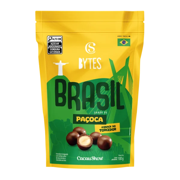 Drageado Bytes Brasil Pa&ccedil;oca 100g