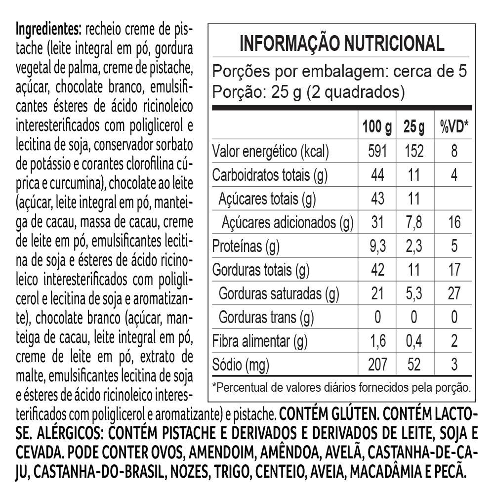 Tablete LaNut ao Leite e Branco Pistache 130g, , large. image number 2